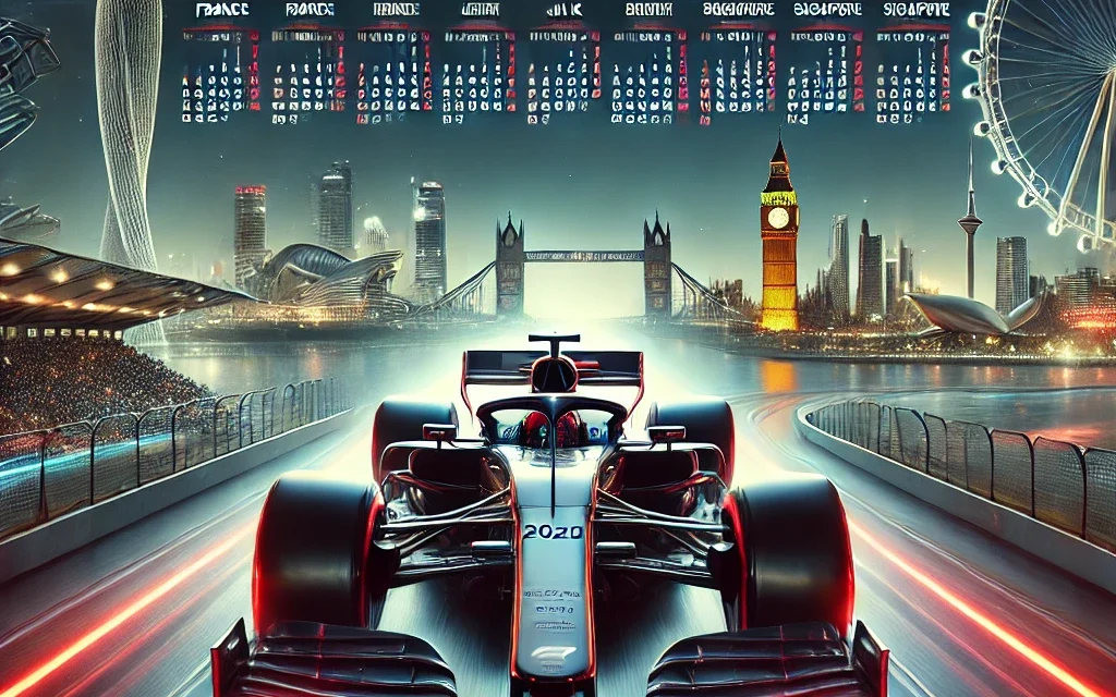 Kalendář F1 v sezóně 2025